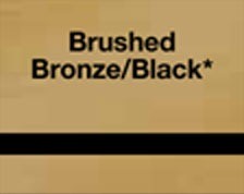 brushed bronze black