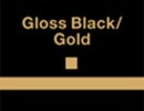 gloss black gold