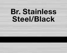 stainless steel black